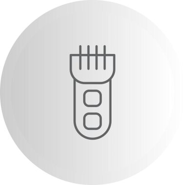 Sakal Tıraşı Yüksek Çözünürlüklü Düz Tasarım Sembolü