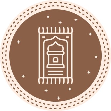 Müslüman Duası Rug Web simgesi