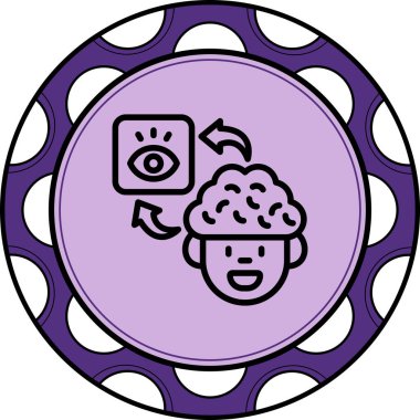 Beyin ve göz bağlantısının gösterimi