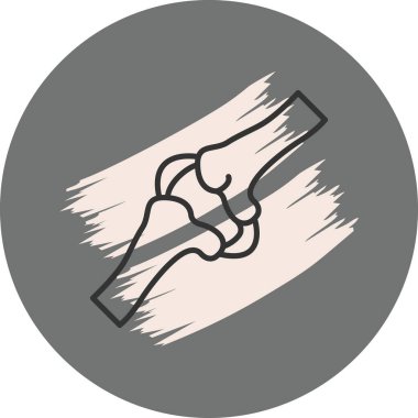 Diz ekleminin basit çizimi