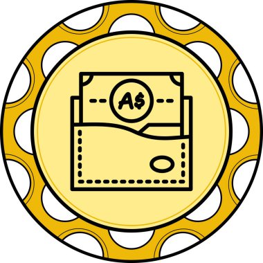 Avustralya Cüzdan Sofistike Temiz Ürün Grafik ŞekliName