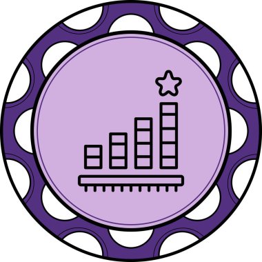 Yıldız Grafiği Asgari Dijital Grafik Sembolü