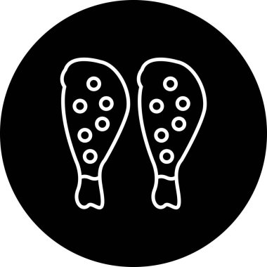 Tavuk Bacağı Ayırt Temiz Damgalama Grafik ŞekliName