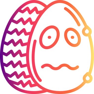 Paskalya Siniri Yumurta Asgari Kalite Grafik Sembolü