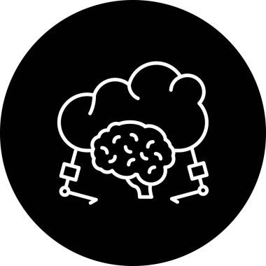 Bulut Makinesi Öğrenme Eşsiz Soyut Damgalama Grafik ŞekliName