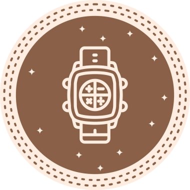 Akıllı Saat Hesaplayıcı Eşsiz Düz Dijital Tasarım Nesnesi