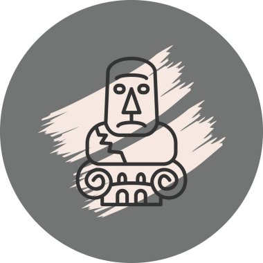 Moai Heykel Gelişmiş Yaratıcı Arayüz Grafik ŞekliName