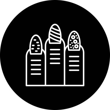 Çivi Sanatı Zarif Dijital Tasarım Sembolü