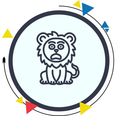 Korkulu Aslan Tarzı İşlenmiş Damgalama Vektörü Özelliği