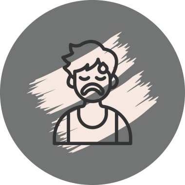 Seksi Terli Yüksek Çözünürlüklü Düz Tasarım Sembolü Olan Çocuk