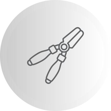 Kerpeten simgesi, vektör illüstrasyonu basit tasarım