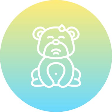 Utangaç Ayı Asgari Dijital Tasarım Özelliği