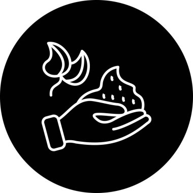 Bitki yaprağıyla toprağı tutarken