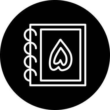 Kalp şekli tasarımı özeti içeren defter