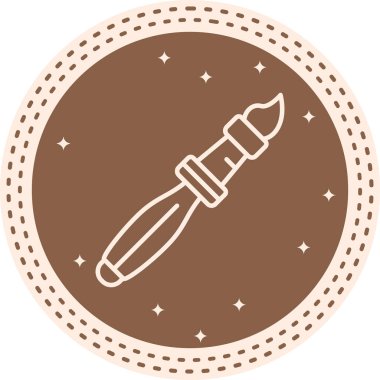 Dolma kalem tasarımının basit taslağı