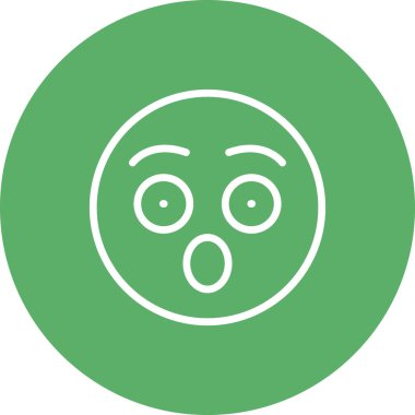 emoji simgesi, web kullanımı için basit tasarım vektör çizimi