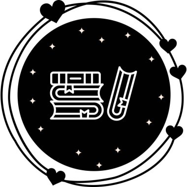 Kitap Yığını Modern Düz Tasarım Özelliği