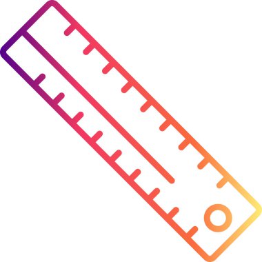 Cetvel Dengeli Profesyonel Markalaşma Grafik Sembolü