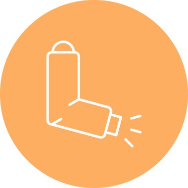 Inhaler Eşsiz Düz Dijital Tasarım Nesnesi