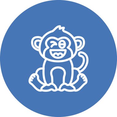 Yaramaz Maymun Seçkin Markalı Vektör Varlığı