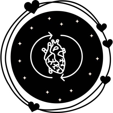 Kardiyak Rehabilitasyon Seçkin Markalaştırma Vektör Varlığı