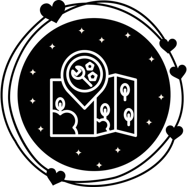 Location Maintenance Elegant Professional Flat Graphic Symbol