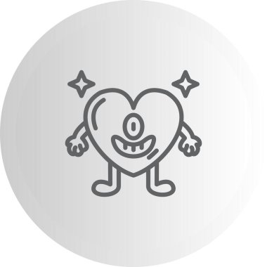 Tepegöz Kalp Profesyonel Asgari Yaratıcı Grafiksel Nesne