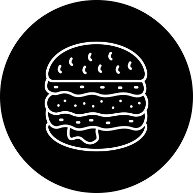 Zinger Burger Zarif Dengeli Düz Sanat Özelliği