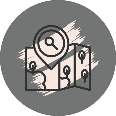 Konum Pin Temiz Profesyonel Düz Tasarım Özelliği