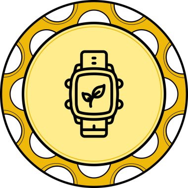 Akıllı Saat Eko Sofistike Temiz Ürün Grafik Şekli