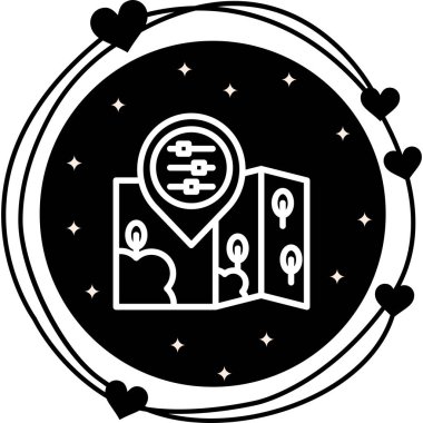 Location Controls Elegant Minimal Digital Graphic Symbol