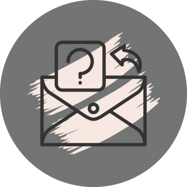 E- posta Sorusu Stili İşlevsel Web Arayüzü Elemanı