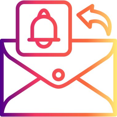 E- posta Alarmı Yüksek Kaliteli Özel Vektör Tasarımı