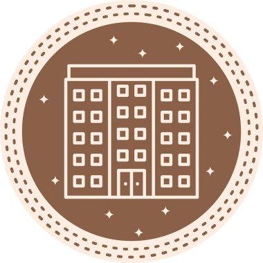 Dengeli Düz Modern Tasarım Elementi