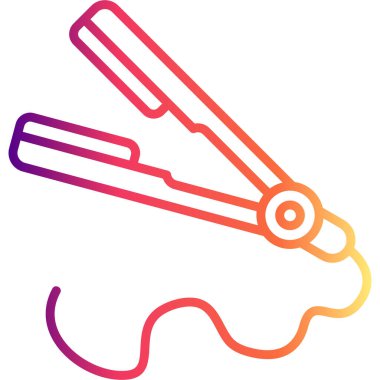 Saç Düzleştirici Profesyonel Temizlik Arayüzü Grafik Özelliği