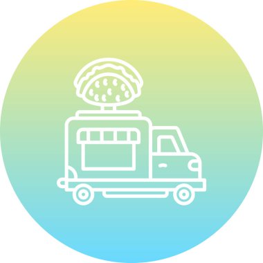 Taco Truck Yaratıcı Yüksek Çözünürlüklü Grafik Elementi