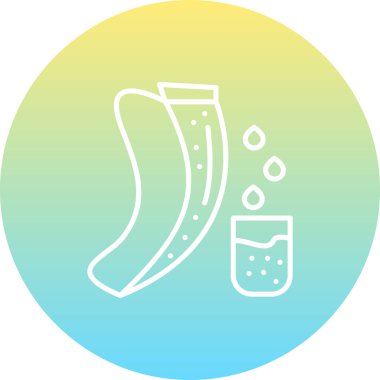 İçme Boynuzu Yüksek Çözünürlüklü Minimum Vektör Tasarımı