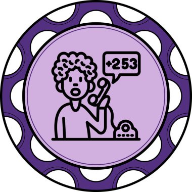 Cibuti Zarif Profesyonel Düz Grafik Sembolü