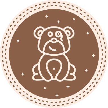 Monocle Bear Temiz Profesyonel Düz Tasarım Özelliği