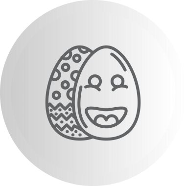 Paskalya Sportif Yumurta Yüksek Çözünürlüklü Düz Tasarım Sembolü