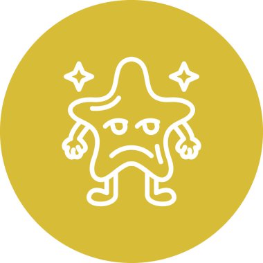 Eğlenilmeyen Yıldız Zarif Rafine Ürün Tasarım Varlığı