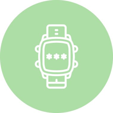Akıllı Saat Pin Kodu Zarif Rafine Ürün Tasarım Varlığı