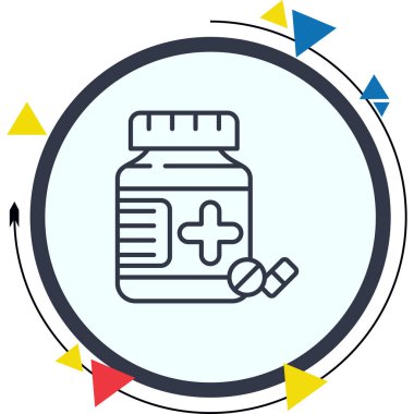 Diüretik Zarif Çağdaş Dijital Grafik Özelliği