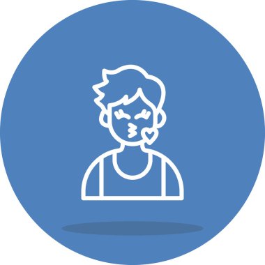 Kiss Boy Premium Dijital Tasarım Sembolü