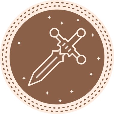 Kılıç Dengelenmiş Özel Düz Vektör Düzeni