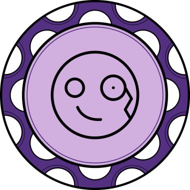 Monocle Premium Çağdaş Düz Vektör Özelliği