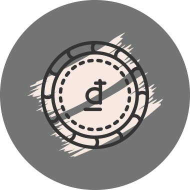 Dong Kalın Eşsiz Web Grafik Çizimi