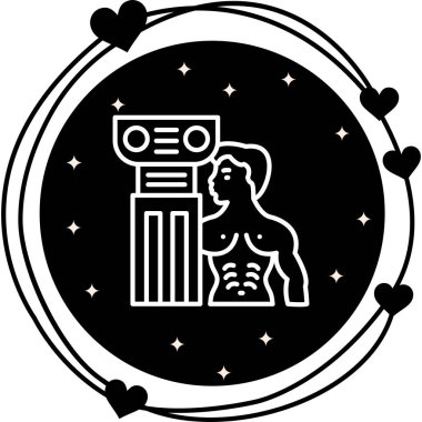 Efsane Yüksek Çözünürlüklü Düz Tasarım Sembolü