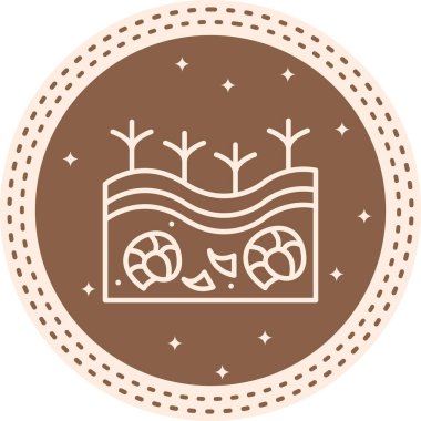 Yeraltı Spiral Fosil Dengeli Profesyonel Markalaşma Grafik Sembolü