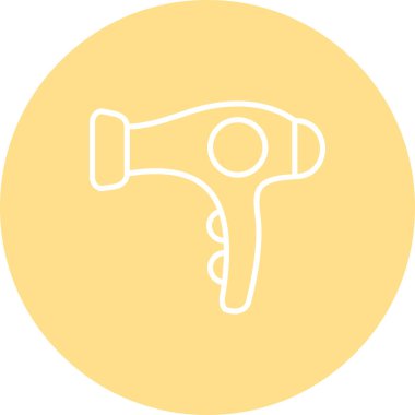 Saç Kurutma Modern Dengeli Marka Vektörü Sembolü